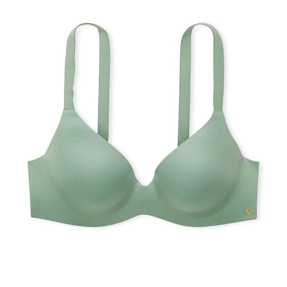 Victoria’s Secret Infinity Flex Push-Up Perfect Shape Bra 36DD Sage Green